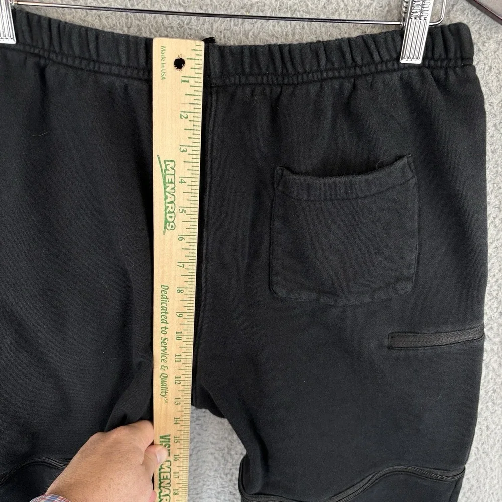 Supreme The North Face Sweatpants Mens Medium Black Convertible Zip Pocket *Read